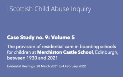 Scottish Child Abuse Inquiry Merchiston Castle School Report