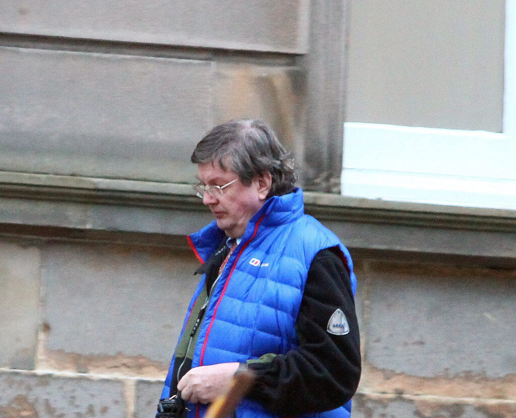 Torquil Johnson-Ferguson outside Oban Sheriff Court (Photo: Press and Journal)