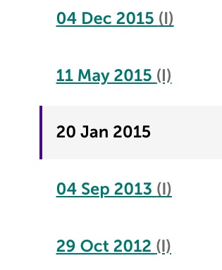 Care Inspectorate archive, missing key October 2014 report.